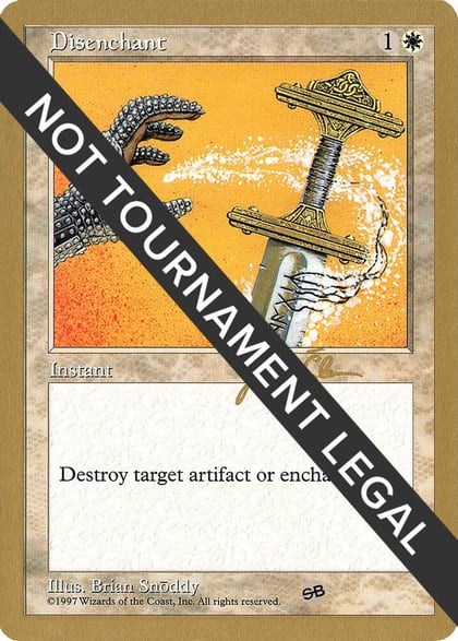 Disenchant - 1997 Jakub Slemr (5ED) (SB), World Championship Decks #161074