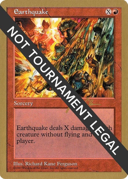 Earthquake - 1997 Jakub Slemr (5ED), World Championship Decks #161076