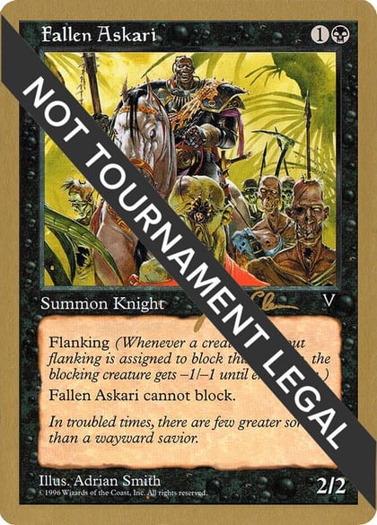 Fallen Askari - 1997 Jakub Slemr (VIS), World Championship Decks #161079