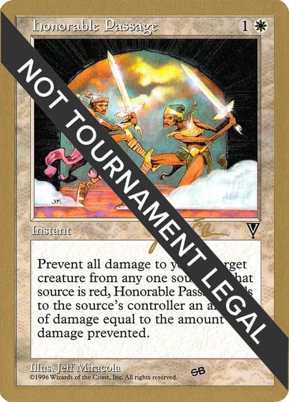 Honorable Passage - 1997 Jakub Slemr (VIS) (SB), World Championship Decks #161082