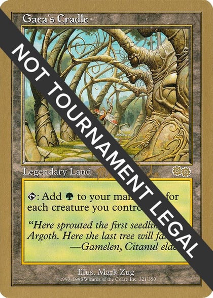 Gaea's Cradle - 1999 Matt Linde (USG), World Championship Decks #162284