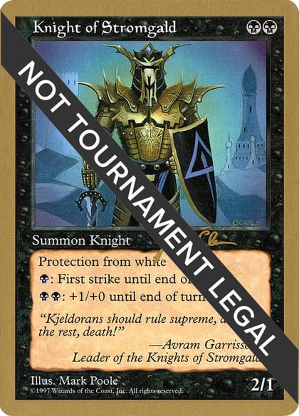 Knight of Stromgald - 1997 Jakub Slemr (5ED), World Championship Decks #162293