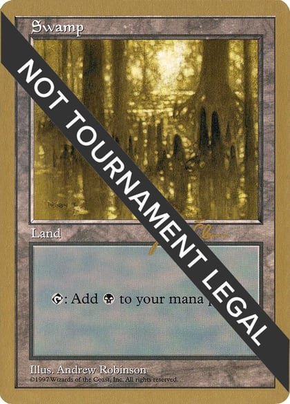 Swamp (442) - 1997 Jakub Slemr (5ED), World Championship Decks #162300