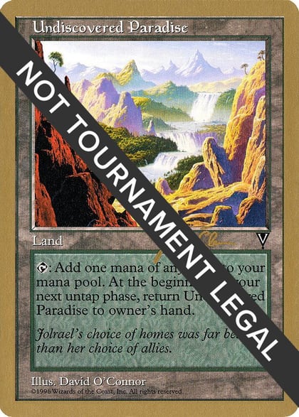 Undiscovered Paradise - 1997 Jakub Slemr (VIS), World Championship Decks #162306