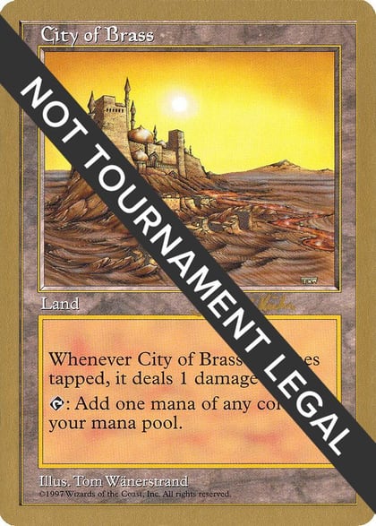City of Brass - 1997 Janosch Kuhn (5ED), World Championship Decks #162310