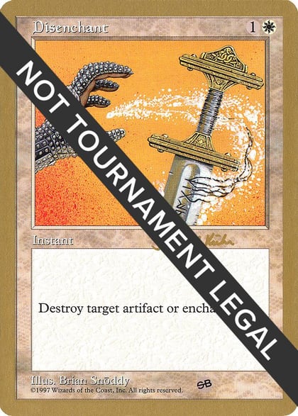 Disenchant - 1997 Janosch Kuhn (5ED) (SB), World Championship Decks #162312