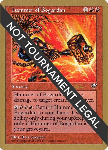 Hammer of Bogardan - 1997 Janosch Kuhn (MIR), World Championship Decks #162318