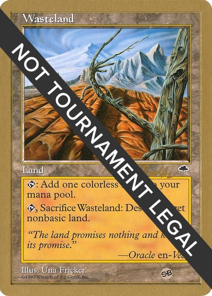 Wasteland - 1998 Randy Buehler (TMP) (SB), World Championship Decks #162390