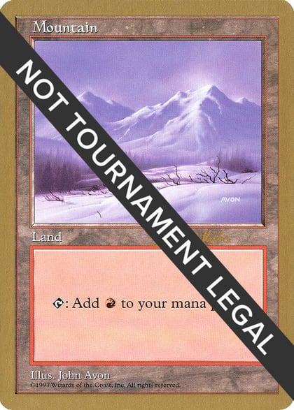 Mountain (430) - 1997 Janosch Kuhn (5ED), World Championship Decks #162428