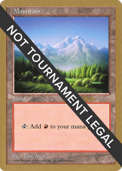 Mountain (431) - 1997 Janosch Kuhn (5ED), World Championship Decks #162429