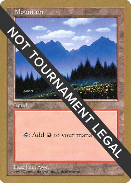 Mountain (433) - 1997 Janosch Kuhn (5ED), World Championship Decks #162430