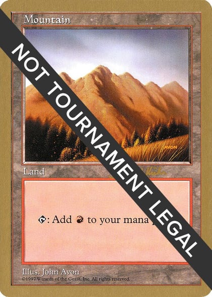 Mountain (432) - 1997 Janosch Kuhn (5ED), World Championship Decks #162431