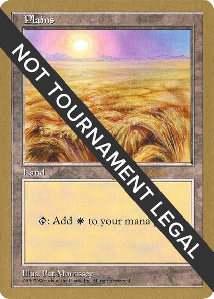 Plains (436) - 1997 Janosch Kuhn (5ED), World Championship Decks #162432