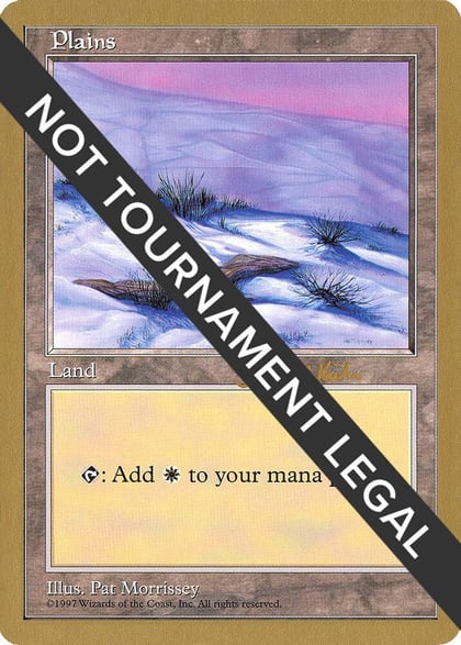 Plains (434) - 1997 Janosch Kuhn (5ED), World Championship Decks #162433
