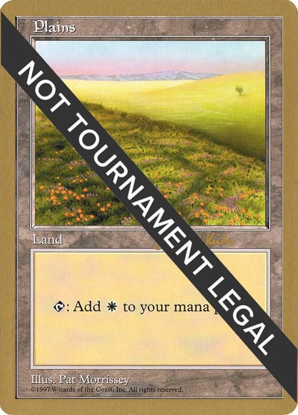 Plains (435) - 1997 Janosch Kuhn (5ED), World Championship Decks #162435