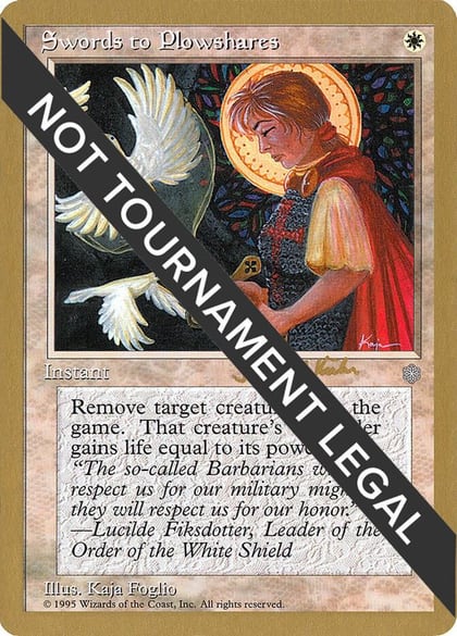 Swords to Plowshares - 1997 Janosch Kuhn (ICE), World Championship Decks #162442