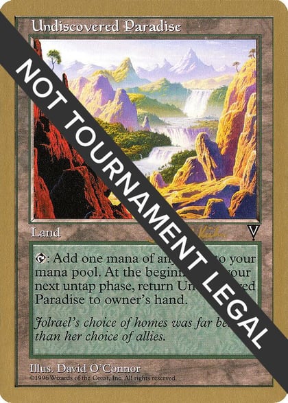Undiscovered Paradise - 1997 Janosch Kuhn (VIS), World Championship Decks #162444