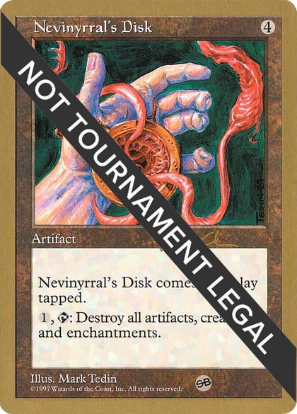 Nevinyrral's Disk - 1997 Paul McCabe (5ED) (SB), World Championship Decks #162758