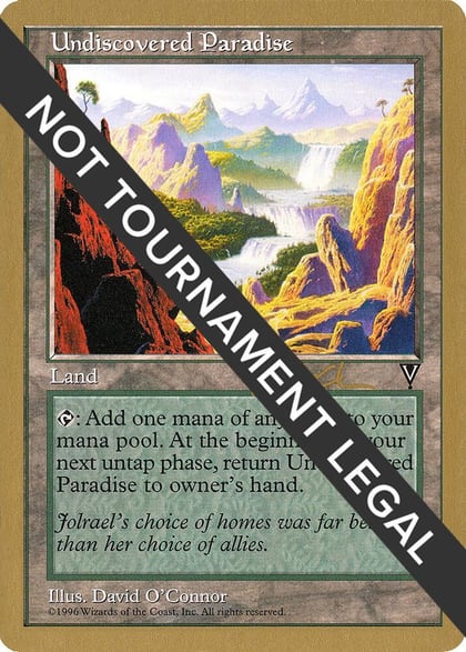 Undiscovered Paradise - 1997 Paul McCabe (VIS), World Championship Decks #162770