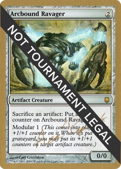 Arcbound Ravager - 2004 Aeo Paquette (DST), World Championship Decks #162780