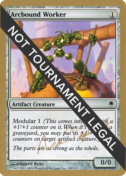 Arcbound Worker - 2004 Aeo Paquette (DST), World Championship Decks #162781
