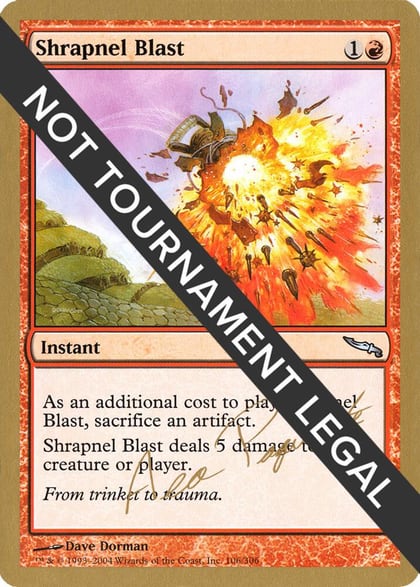 Shrapnel Blast - 2004 Aeo Paquette (MRD), World Championship Decks #163773
