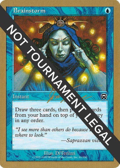Brainstorm - 2000 Jon Finkel (MMQ), World Championship Decks #163889