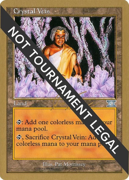 Crystal Vein - 2000 Jon Finkel (6ED), World Championship Decks #163892