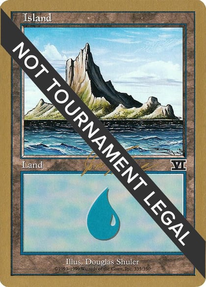 Island (335) - 2000 Jon Finkel (6ED), World Championship Decks #163894