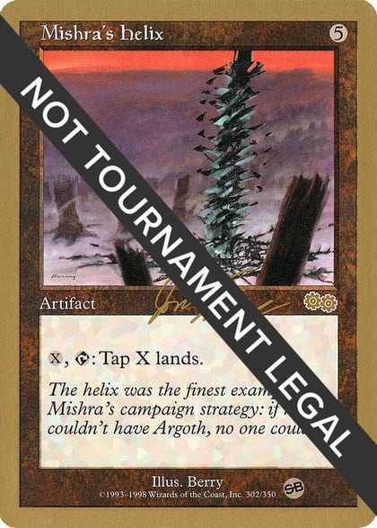 Mishra's Helix - 2000 Jon Finkel (USG) (SB), World Championship Decks #163900
