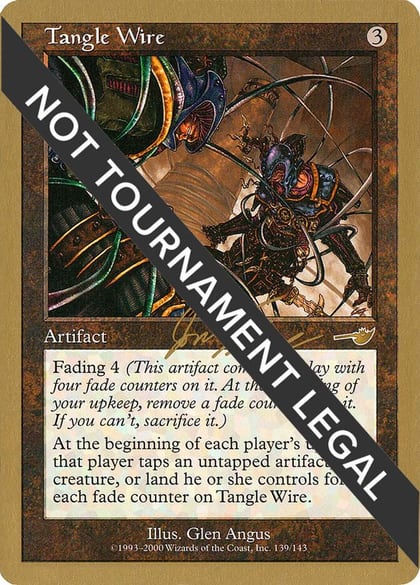 Tangle Wire - 2000 Jon Finkel (NMS), World Championship Decks #163924