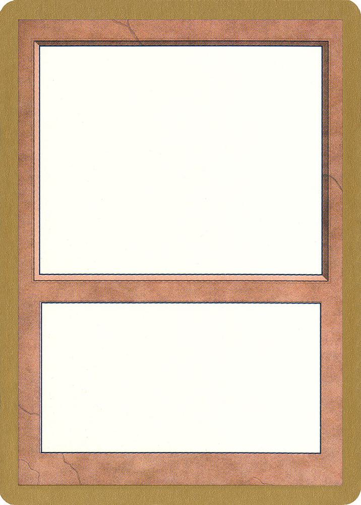 2000 World Championship Blank Card, World Championship Decks P163928