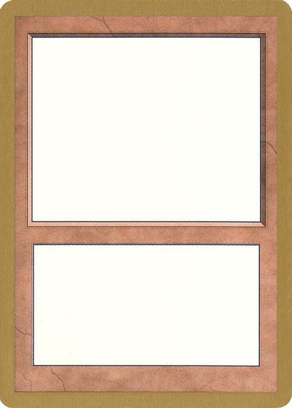 2000 World Championship Blank Card, World Championship Decks P163928
