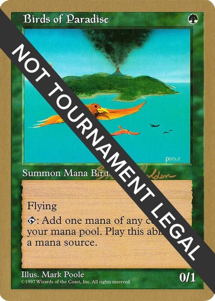 Birds of Paradise - 1998 Brian Selden (5ED), World Championship Decks #163930