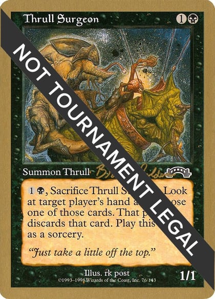 Thrull Surgeon - 1998 Brian Selden (EXO), World Championship Decks #163962