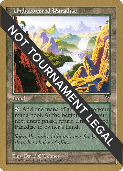 Undiscovered Paradise - 1998 Brian Selden (VIS), World Championship Decks #163966