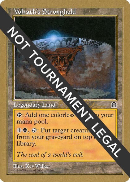Volrath's Stronghold - 1998 Brian Selden (STH), World Championship Decks #163968