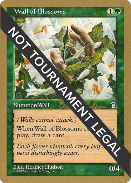 Wall of Blossoms - 1998 Brian Selden (STH), World Championship Decks #163969
