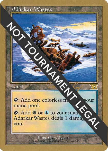 Adarkar Wastes - 2000 Tom van de Logt (6ED), World Championship Decks #164243