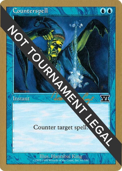 Counterspell - 2000 Tom van de Logt (6ED), World Championship Decks #164247