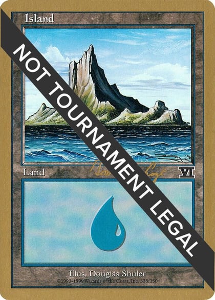 Island (335) - 2000 Tom van de Logt (6ED), World Championship Decks #164256