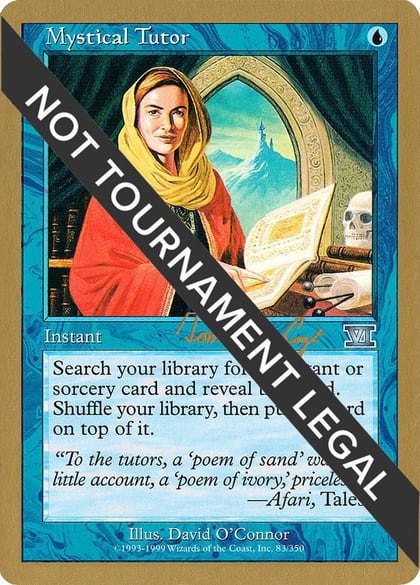 Mystical Tutor - 2000 Tom van de Logt (6ED), World Championship Decks #164258