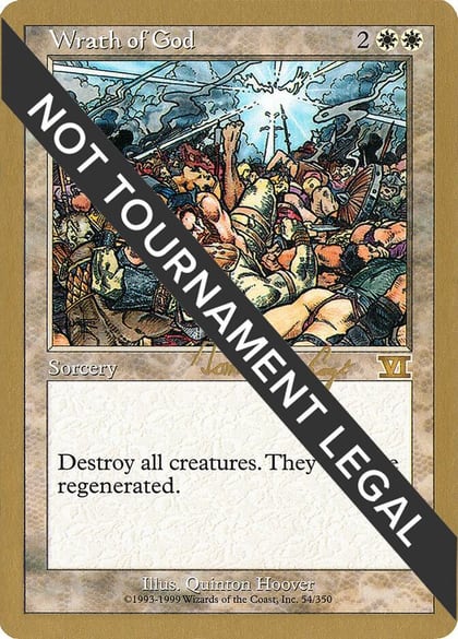 Wrath of God - 2000 Tom van de Logt (6ED), World Championship Decks #164272