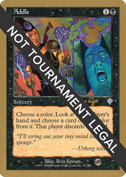 Addle - 2001 Tom van de Logt (INV) (SB), World Championship Decks #164311