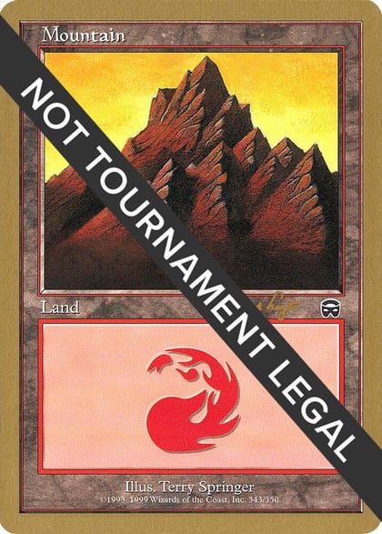 Mountain (343) - 2001 Tom van de Logt (MMQ), World Championship Decks #164322