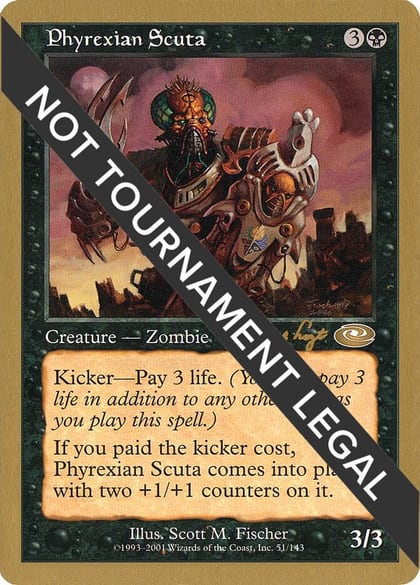 Phyrexian Scuta - 2001 Tom van de Logt (PLS), World Championship Decks #164326