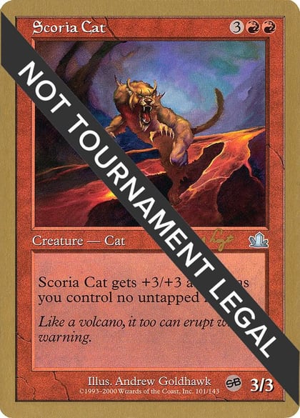 Scoria Cat - 2001 Tom van de Logt (PCY) (SB), World Championship Decks #164330
