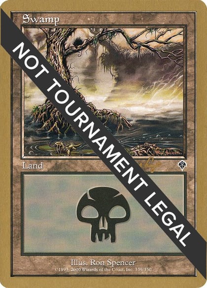 Swamp (339) - 2001 Tom van de Logt (INV), World Championship Decks #164332
