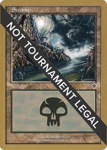 Swamp (342) - 2001 Tom van de Logt (INV), World Championship Decks #164333