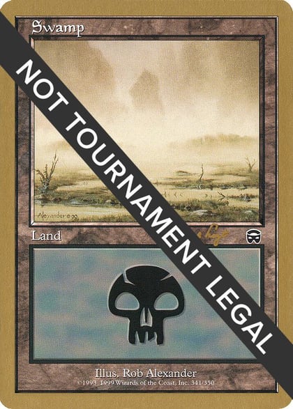 Swamp (341) - 2001 Tom van de Logt (MMQ), World Championship Decks #164336